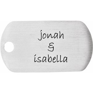 Posh Mommy¬Æ Little Dude Engravable Dog Tag