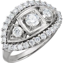 Charger l&#39;image dans la galerie, 14K Blanc 1 1/3 CTW Diamond Anniversary Band
