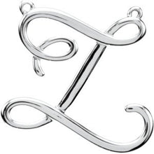 Load image into Gallery viewer, Sterling Silver Script Initial Z 16&quot; Necklace
