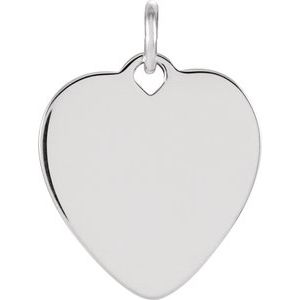 Sterling Silver Heart Charm