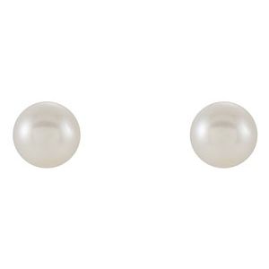 Pearl Stud Earrings 