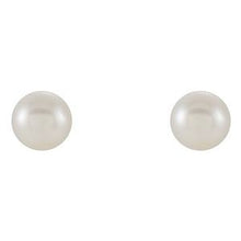 Load image into Gallery viewer, Pearl Stud Earrings 
