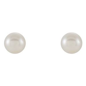 Pearl Stud Earrings 