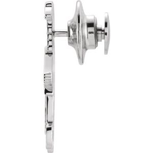Sterling Silver Little Red Tricycle Lapel Pin