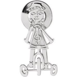 Sterling Silver Little Red Tricycle Lapel Pin