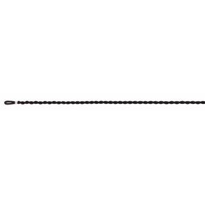 3 mm Black Satin Twist Necklace 