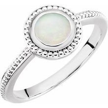 Load image into Gallery viewer, Sterling Silver 12 mm Round Bezel-Set Ring Mounting
