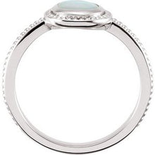 Load image into Gallery viewer, Beaded Cabochon Ring
