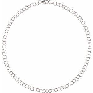6.25 mm Sterling Silver Ring Link Chain 