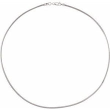 Load image into Gallery viewer, Sterling Silver 2 mm Round Snake 20&quot; Chain

