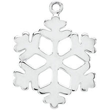 Load image into Gallery viewer, Petite Snowflake Dangle
