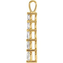 Load image into Gallery viewer, Journey 5-Stone Diamond Pendant
