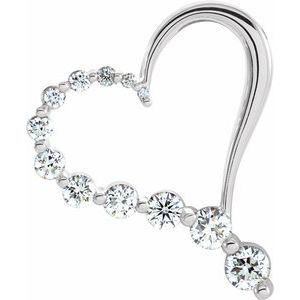Journey Diamond Heart Pendant