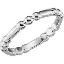 Charger l'image dans la galerie, Sterling Silver Stackable Ring
