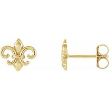Load image into Gallery viewer, Fleur-de-Lis Earrings or Trim

