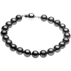Black Freshwater Cultured Pearl Bracelet
