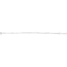 Load image into Gallery viewer, Sterling Silver Freshwater Cultured Pearl Station 7&quot; Bracelet
