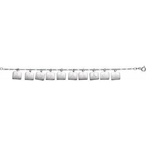 Ten Commandments Charm Bracelet