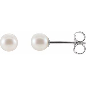 Pearl Stud Earrings