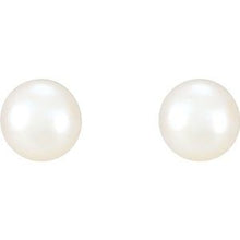 Load image into Gallery viewer, Pearl Stud Earrings 
