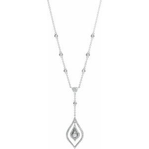 Geometric "Y"  Necklace 