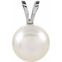 Load image into Gallery viewer, 14K White Akoya Cultured Pearl Pendant

