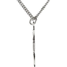 Load image into Gallery viewer, Sterling Silver 19x17.7 mm Four-Way Cross Medal 18&quot; Necklace

