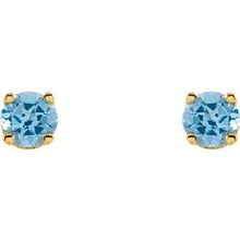 Load image into Gallery viewer, Youth Birthstone Earrings
