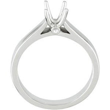 Charger l&#39;image dans la galerie, Accented Solitaire Engagement Ring  
