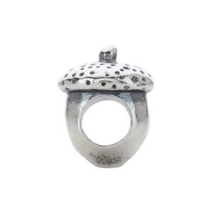 Sterling Silver 12.1x9.4 mm Acorn Bead