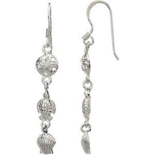 Load image into Gallery viewer, Mini Turtle and Shell Earrings
