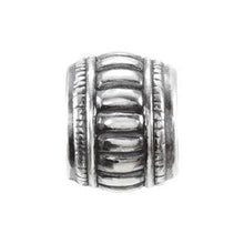 Charger l&#39;image dans la galerie, Sterling Silver 8.8x6.5 mm Barrel Bead
