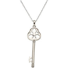 Load image into Gallery viewer, Sterling Silver Key Pendant
