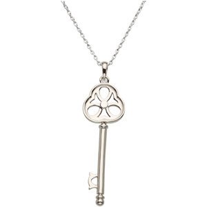 Sterling Silver Key Pendant