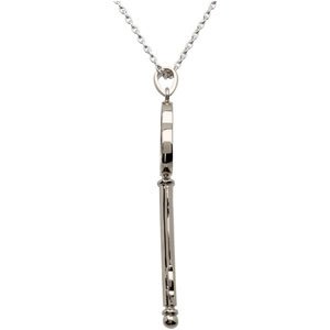 Sterling Silver Key Pendant