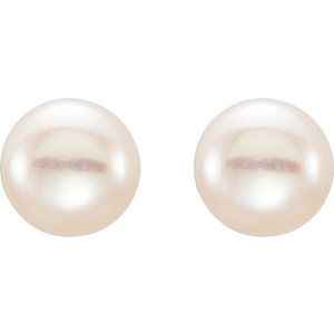 Freshwater Cultured Pearl Stud Earrings