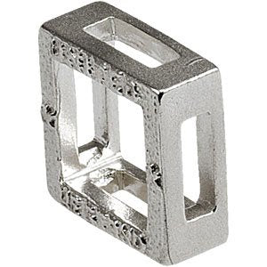 Sterling Silver United We Stand Frame Spacer