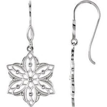 Load image into Gallery viewer, Sterling Silver Decorative Dangle Earrings
