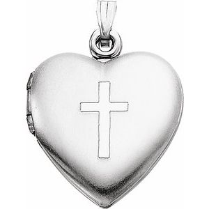 Cross & Heart Locket 