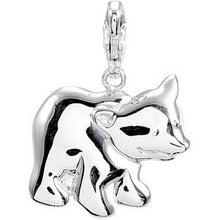 Charger l&#39;image dans la galerie, Sterling Silver 15x14.6 mm Bear Charm
