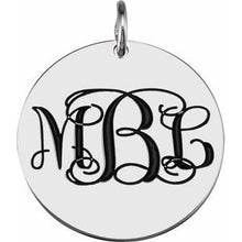 Load image into Gallery viewer, Be Posh¬Æ Round Disc Pendant
