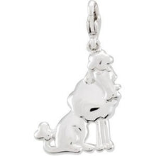 Load image into Gallery viewer, Sterling Silver Poodle Charm
