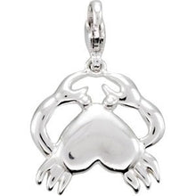 Charger l&#39;image dans la galerie, Sterling Silver Crab Charm
