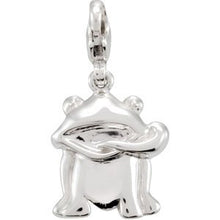 Charger l&#39;image dans la galerie, Sterling Silver Frog Charm
