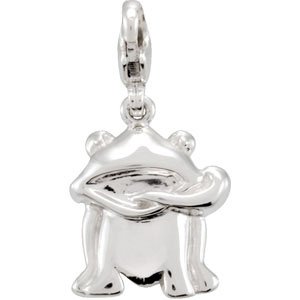 Sterling Silver Frog Charm