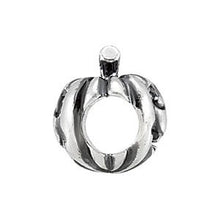 Charger l&#39;image dans la galerie, Sterling Silver 10.7x8.7 mm Jack-O-Lantern Bead
