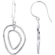 Load image into Gallery viewer, Sterling Silver Open Silhouette Earrings
