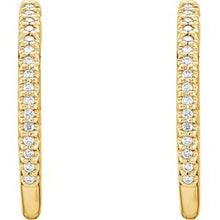 Load image into Gallery viewer, Inside-Outside Hinged Hoop Earrings
