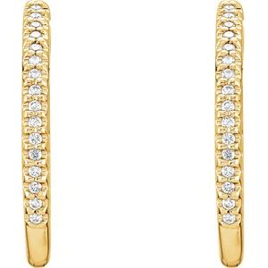 Inside-Outside Hinged Hoop Earrings