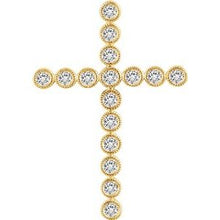 Load image into Gallery viewer, 14K Yellow 1 CTW Diamond Cross Pendant
